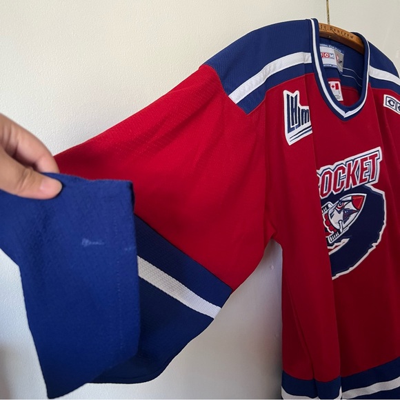 Rare!‎ Vintage Deadstock Prince Edward Island Rocket QMJHL Hockey Jersey CCM L - Picture 9 of 13
